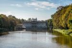 Belweder Place In Warsaw Stock Photo