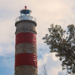 Cape Moreton Lighthouse On The North Part Of Moreton Island Stock Photo