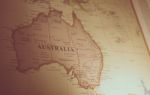 A Map Of Australia Stock Photo