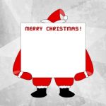 Santa Claus Card2 Stock Photo