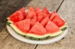 Seedless Watermelon Stock Photo