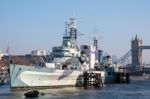 Hms Belfast Stock Photo