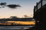 Kings Beach In The Sunshine Coast, Queensland Stock Photo