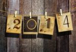 New Year 2014 Stock Photo