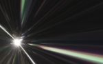 Abstract Light Of Speed Motion On The Space Stock Photo