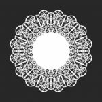 Lace Doily Stock Photo