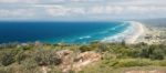 Pristine Beach On Moreton Island.  Stock Photo