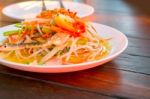 Papaya Salad Stock Photo