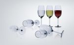 Wine In Glasses Stock Photo