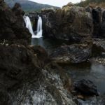 The Gorge Waterfall And Creek Stock Photo