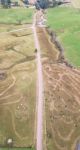 Farming Field In Tasmania, Australia Stock Photo