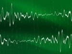 Double Wave Pulse Stock Photo