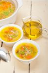 Syrian Barley Broth Soup Aleppo Style Stock Photo