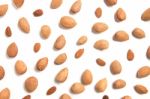 Sweet Almond Drupes Stock Photo