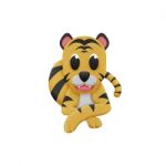 Tiger With Illustration Cute Cartoon Of Paper Cut Stock Photo