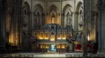 Interior View Of The Altar Of The Church Of St Martial In Bordea Stock Photo