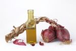 Onion Oil Stock Photo