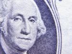 Closeup Of Detail On The Us $1 Dollar Stock Photo