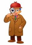 Detective Boy Stock Photo