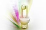 Energy Saving Fluorescent Stock Photo