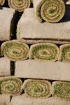 Rolls Of Sod (background) Stock Photo