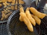 Deep Fried Dough Stick Stock Photo