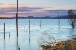 Lake Wivenhoe In Queensland During The Day Stock Photo