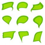 Dialogue Bubble Icon Stock Photo