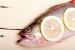 Fresh Whole Raw Fish Stock Photo