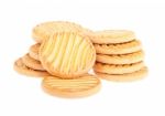 Butter Cookies Stock Photo