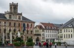 View Of The Town Hall In Weimar Stock Photo