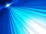 Blue Glow Shows Light Burst And Bright Stock Photo