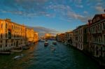 Venice Italy Grand Canal View Stock Photo