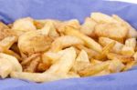 Fried Potatoes Stock Photo