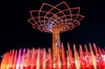 Tree Of Life At Expo In Milan Italy Stock Photo