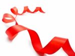 Red Ribbon Stock Photo