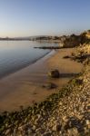 Beaches Near Ferragudo, Portugal Stock Photo