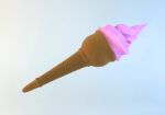 Ice Cream PINK Stock Photo