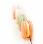 Colorful French Macaroons Stock Photo