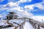 Deogyusan Mountains Is Covered By Snow In Winter,south Korea Stock Photo