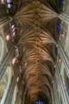 Interior View Of Canterbury Cathedral Stock Photo