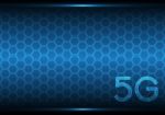 5g Technology Abstract Hexagonal Background Stock Photo