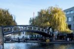 View Of Regent's Canal At Camden Lock Stock Photo