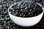 Black Beans  Stock Photo