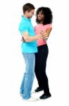 Adorable Dancing Couple Stock Photo