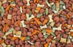 Background Of Dog Food Stock Photo