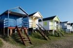 Nunstanton, Norfolk/uk - June 2 : Beach Huts At Hunstanton Norfo Stock Photo