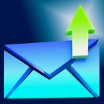 Envelope Symbol Shows Emailing Or Contacting Stock Photo