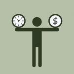 Time And Money Burden Stock Photo