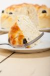 Blueberry Bread Cake Dessert Stock Photo